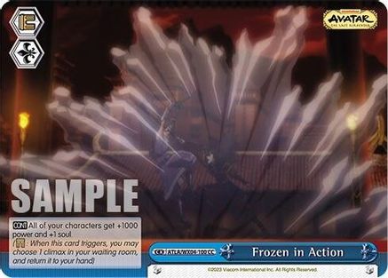 Image of Frozen in Action (ATLA/WX04-100 CC) - Avatar: The Last Airbender