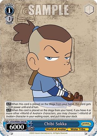 Image of Chibi Sokka (Foil) (ATLA/WX04-104S PR) - Avatar: The Last Airbender
