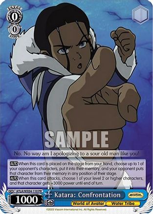 Image of Katara: Confrontation (ATLA/WX04-110 PR) - Avatar: The Last Airbender