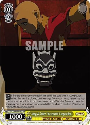 Image of Aang & Zuko: Unexpected Cooperation (ATLA/WX04-T02 TD) - Avatar: The Last Airbender