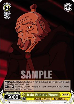 Image of Iroh: Fatherly Figure (ATLA/WX04-T06 TD) - Avatar: The Last Airbender