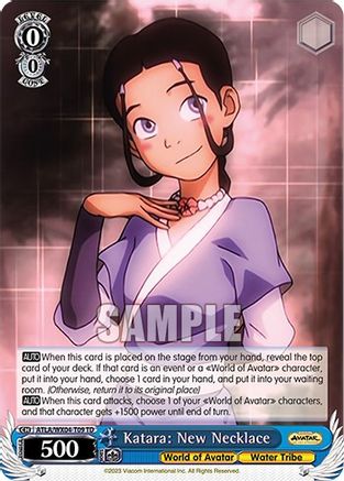 Image of Katara: New Necklace (ATLA/WX04-T09 TD) - Avatar: The Last Airbender