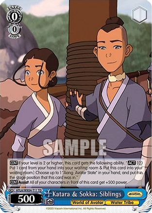 Image of Katara & Sokka: Siblings (ATLA/WX04-T11 TD) - Avatar: The Last Airbender