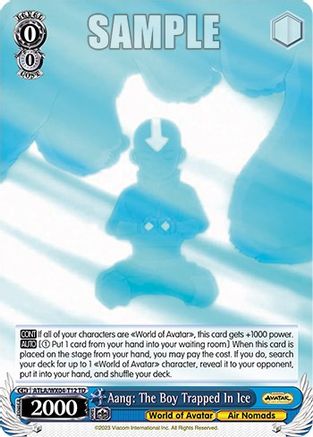 Image of Aang: The Boy Trapped In Ice (ATLA/WX04-T12 TD) - Avatar: The Last Airbender