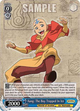 Image of Aang: The Boy Trapped In Ice (SR) (ATLA/WX04-T12S SR) - Avatar: The Last Airbender