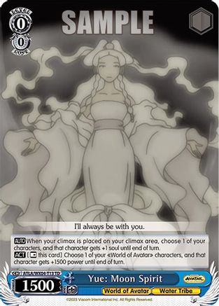 Image of Yue: Moon Spirit (ATLA/WX04-T13 TD) - Avatar: The Last Airbender