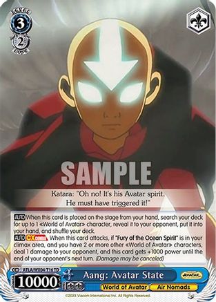 Image of Aang: Avatar State (ATLA/WX04-T16 TD) - Avatar: The Last Airbender