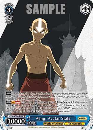 Image of Aang: Avatar State (SP) (ATLA/WX04-T16SP SP) - Avatar: The Last Airbender