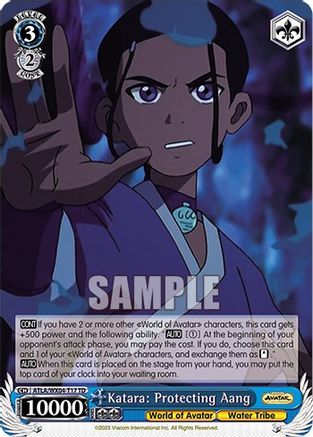 Image of Katara: Protecting Aang (ATLA/WX04-T17 TD) - Avatar: The Last Airbender