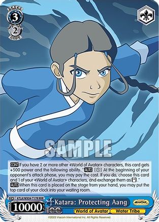 Image of Katara: Protecting Aang (RRR) (ATLA/WX04-T17R RRR) - Avatar: The Last Airbender