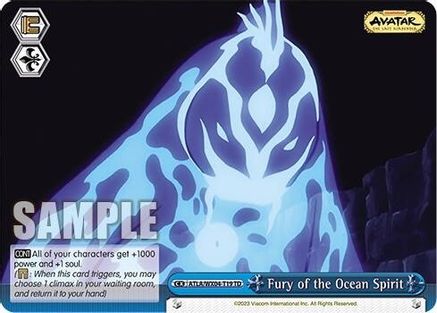Image of Fury of the Ocean Spirit (ATLA/WX04-T19 TD) - Avatar: The Last Airbender