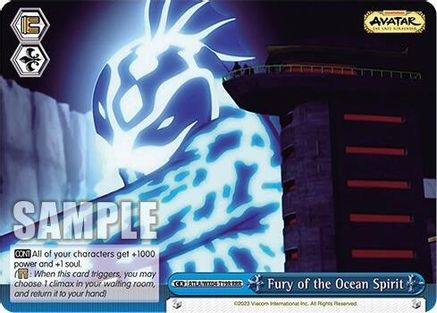 Image of Fury of the Ocean Spirit (RRR) (ATLA/WX04-T19R RRR) - Avatar: The Last Airbender