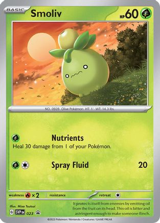 Image of Smoliv 023  - Holofoil SV Scarlet & Violet Promo Cards - Promo
