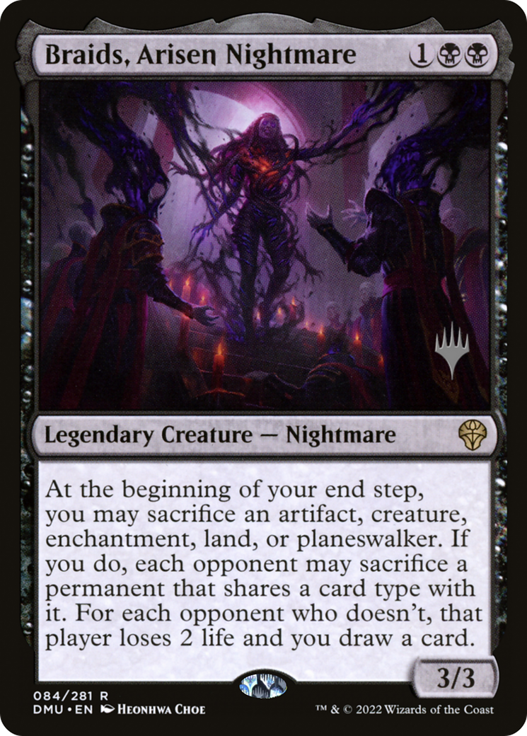 Image of Braids, Arisen Nightmare (PPDMU-084) - Dominaria United Promos Foil