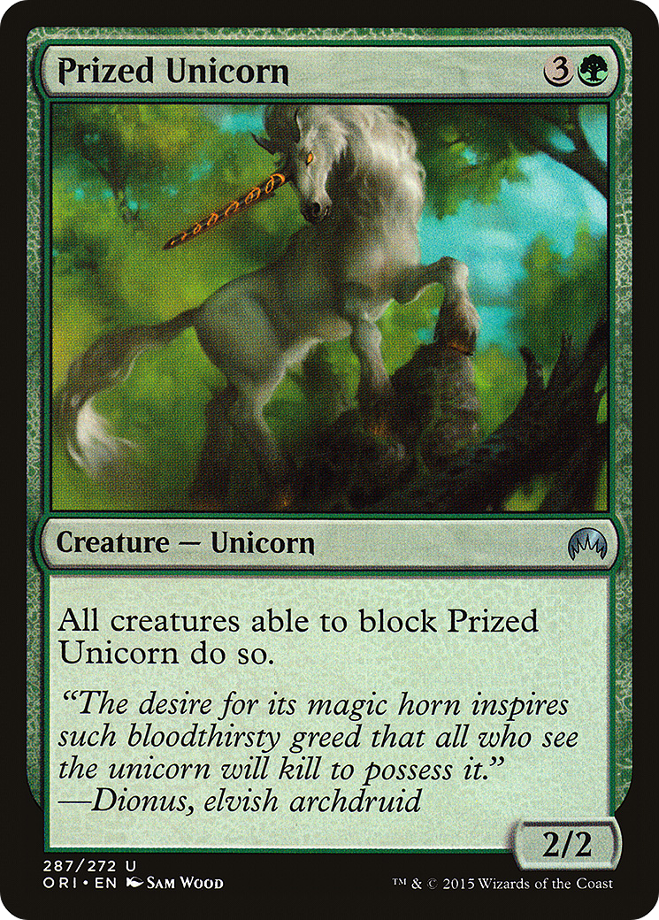 Image of Prized Unicorn (ORI-287) - Magic Origins