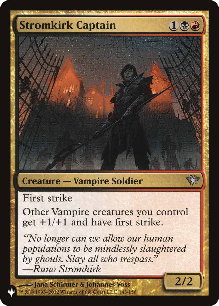 Image of Stromkirk Captain (LIST-DKA-143) - The List