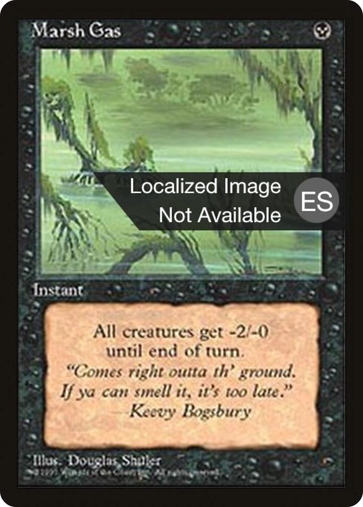 Image of Marsh Gas (4BB-) - Fourth Edition Foreign Black Border