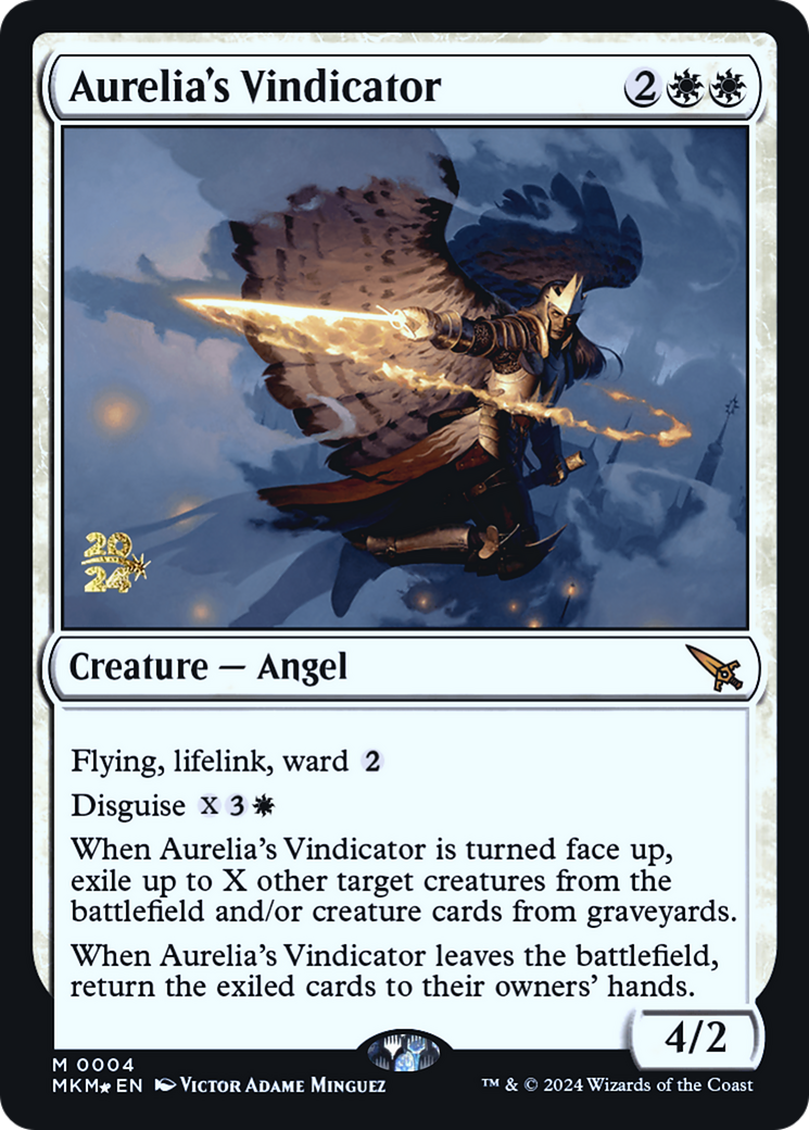 Image of Aurelia's Vindicator (PRE-004) - Murders at Karlov Manor Promos Foil