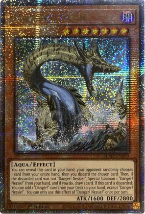 Image of Danger! Nessie! (Quarter Century Secret Rare) (BLMR-EN059) - Battles of Legend: Monstrous Revenge 1st Edition