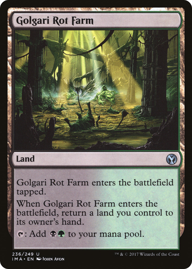 Image of Golgari Rot Farm (IMA-236) - Iconic Masters
