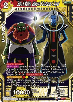 Image of Sidra & Mohito, Universe 9 Destroyer & Angel (Championship Selection Pack 2023 Vol.2) (Silver Foil) (DB2-171) - Tournament Promotion Cards Foil