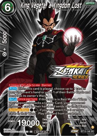 Image of King Vegeta, a Kingdom Lost (Event Pack 12) (BT13-146) - Tournament Promotion Cards Foil