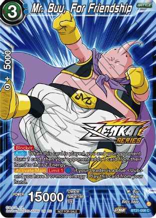 Image of Mr. Buu, For Friendship (Event Pack 12) (BT21-058) - Tournament Promotion Cards Foil