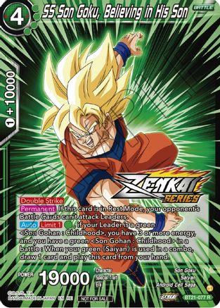 Image of SS Son Goku, Believing in His Son (Event Pack 12) (BT21-077) - Tournament Promotion Cards Foil
