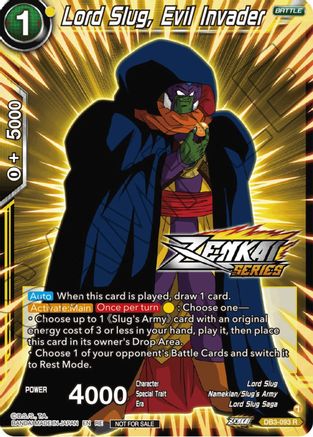 Image of Lord Slug, Evil Invader (Event Pack 12) (DB3-093) - Tournament Promotion Cards Foil