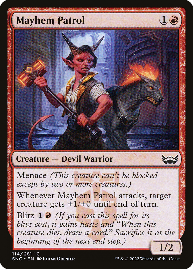 Image of Mayhem Patrol (SNC-114) - Streets of New Capenna Foil