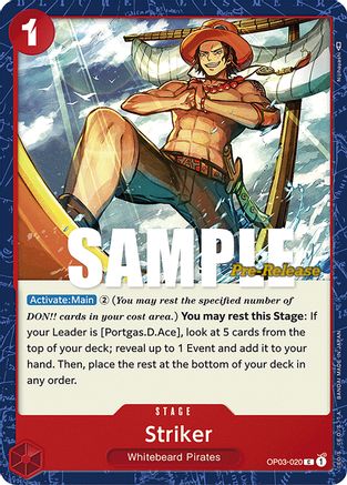 Image of Striker (OP03-020) - Pillars of Strength Pre-Release Cards