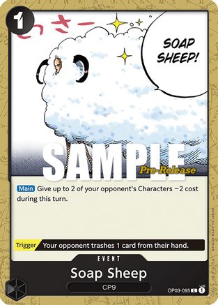 Image of Soap Sheep (OP03-095) - Pillars of Strength Pre-Release Cards