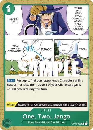 Image of One, Two, Jango (OP03-039) - Pillars of Strength Pre-Release Cards