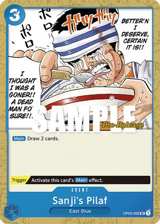 Image of Sanji's Pilaf (OP03-056) - Pillars of Strength Pre-Release Cards