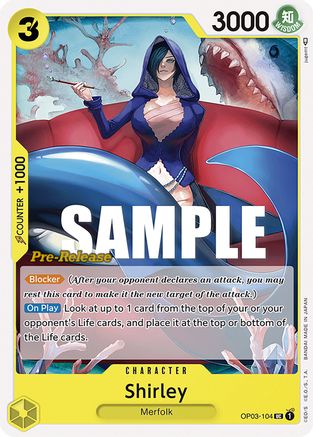 Image of Shirley (OP03-104) - Pillars of Strength Pre-Release Cards
