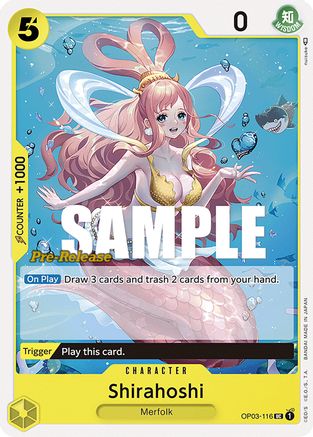 Image of Shirahoshi (OP03-116) - Pillars of Strength Pre-Release Cards
