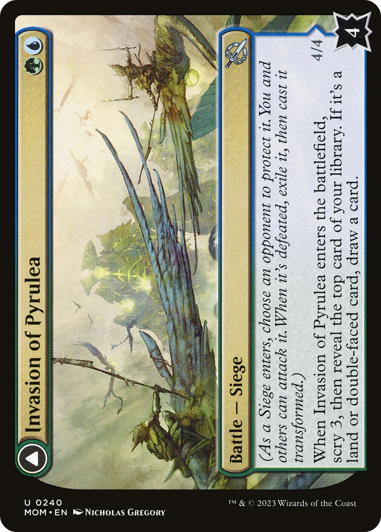 Image of Invasion of Pyrulea (MOM-240) - March of the Machine Foil