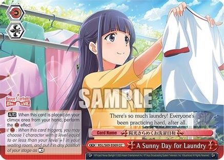 Image of A Sunny Day for Laundry (RSL/S69-E069 CC) - Revue Starlight -Re LIVE-