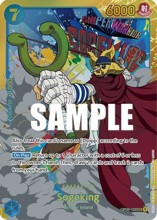 Image of Sogeking (OP03-122) - Pillars of Strength Foil
