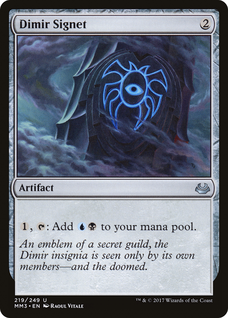 Image of Dimir Signet (MM3-219) - Modern Masters 2017 Foil