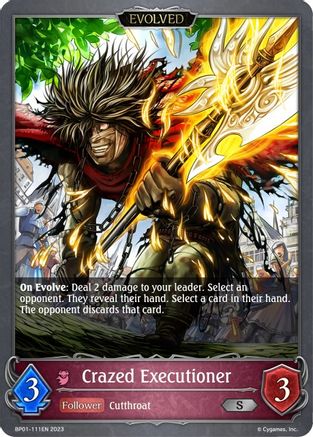 Image of Crazed Executioner (Evolved) (BP01-111EN) - BP01 Advent of Genesis