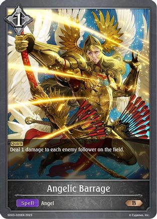 Image of Angelic Barrage (SD03-020EN) - SD03 Mysteries of Conjuration