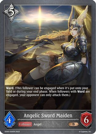 Image of Angelic Sword Maiden (SD05-020EN) - SD05 Waltz of the Undying Night