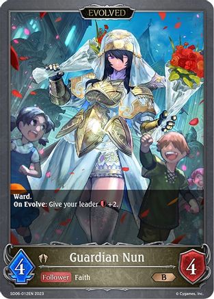 Image of Guardian Nun (Evolved) (SD06-012EN) - SD06 Maculate Ablution