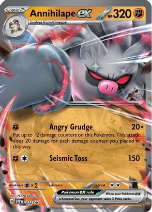 Image of Annihilape ex 032  - Holofoil SV Scarlet & Violet Promo Cards - Promo
