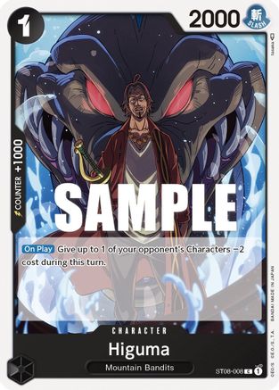 Image of Higuma (ST08-008) - Starter Deck 8: Monkey.D.Luffy
