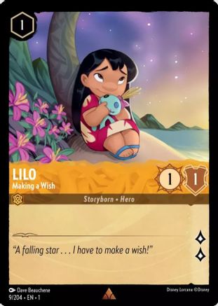 Image of Lilo - Making a Wish (9/204) - The First Chapter Cold Foil