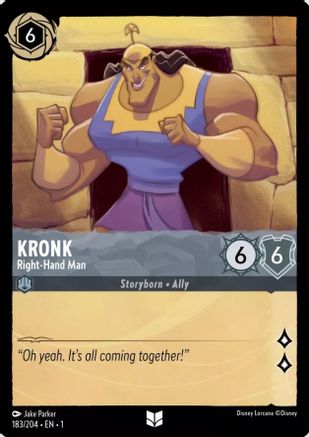 Image of Kronk - Right-Hand Man (183/204) - The First Chapter Cold Foil