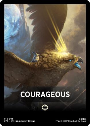 Image of Courageous Theme Card (LTR-001) - The Lord of the Rings: Tales of Middle-earth