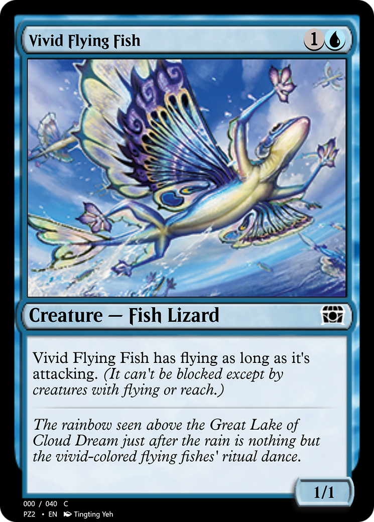 Image of Vivid Flying Fish (PZ2-70817) - Treasure Chest Foil